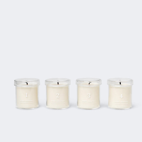 Vela Scented Advent Candles - Set of 4
